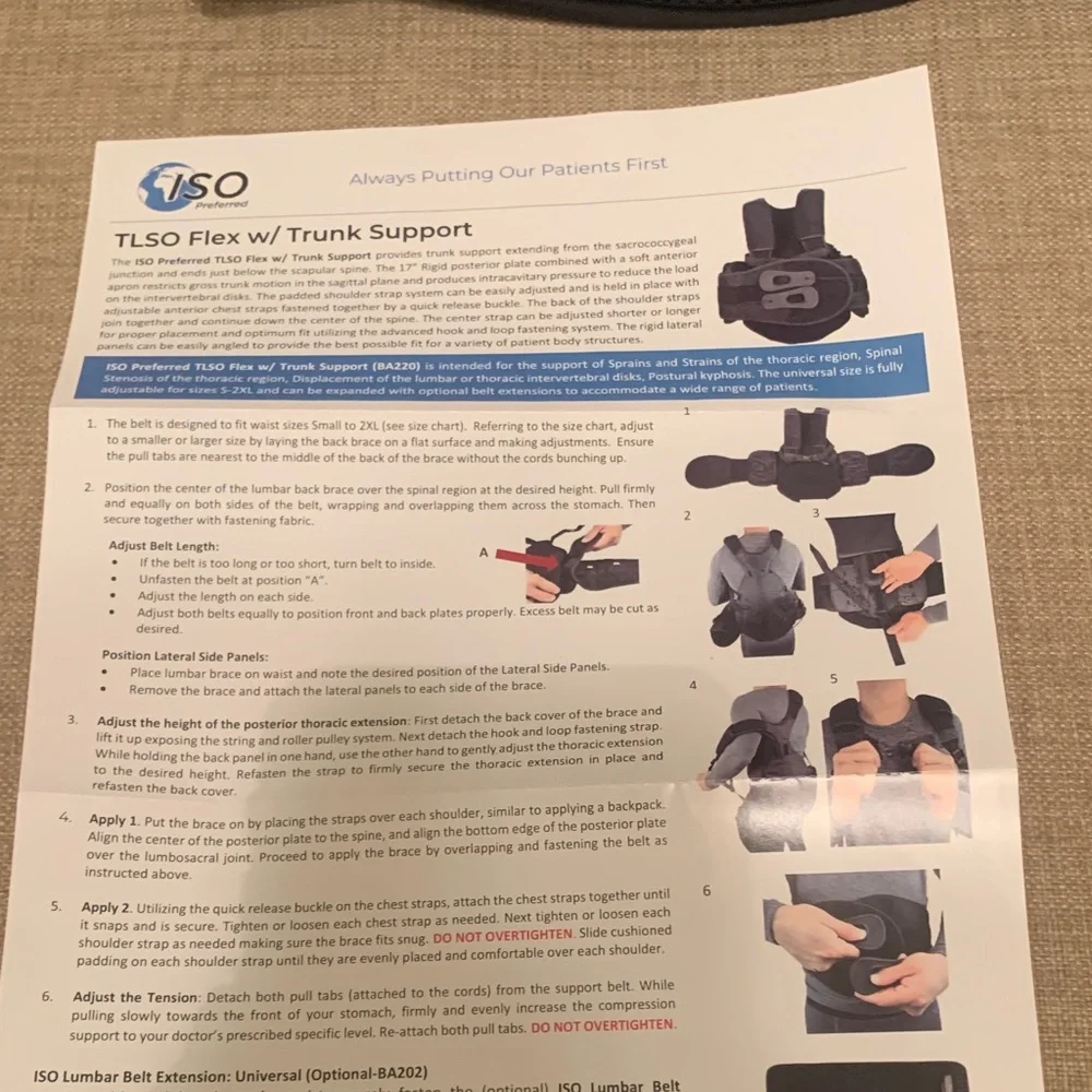 ISO TLSO Flex with Trunk Support - Picture 3 of 4